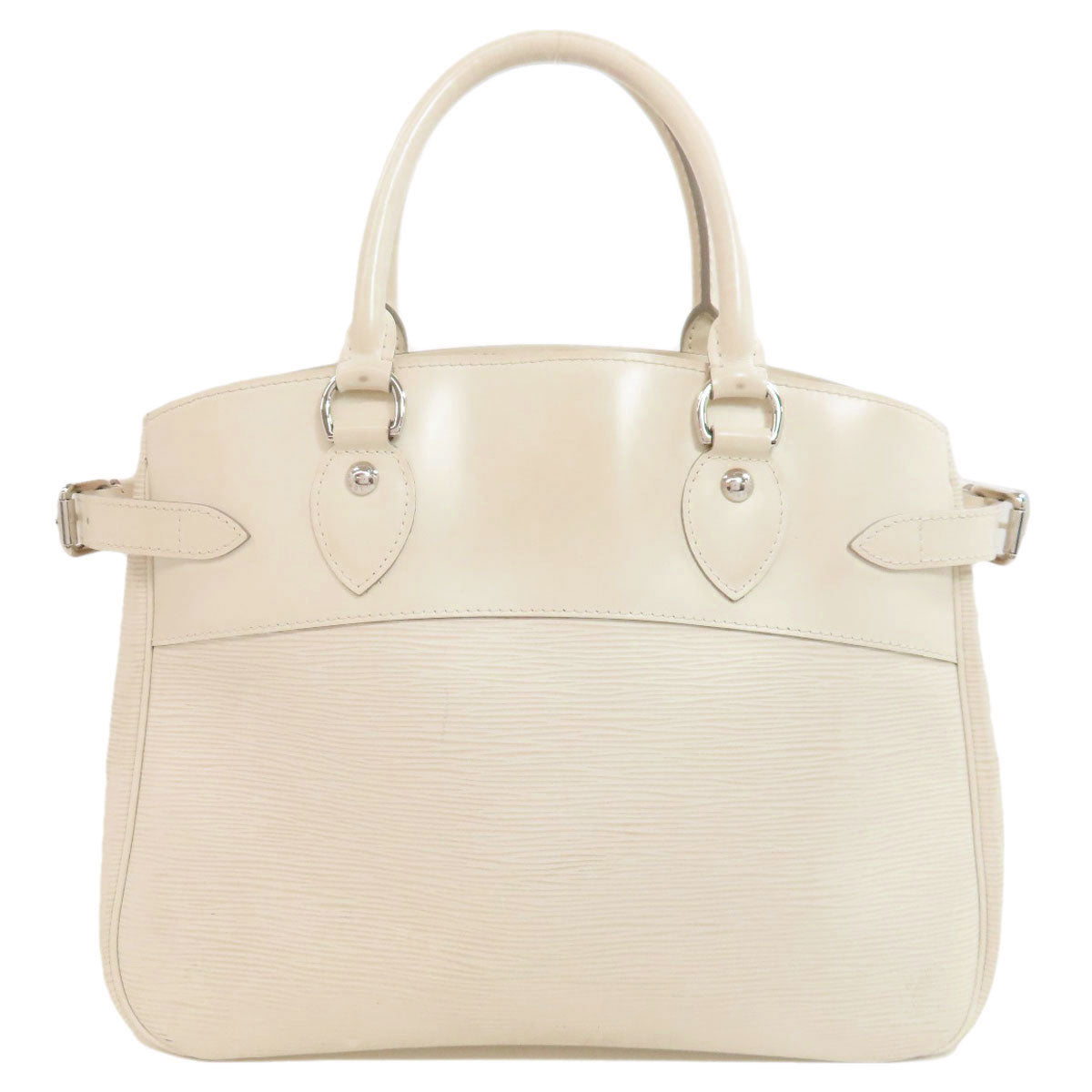 LOUIS VUITTON Handbag M5926J Epi white Passy PM Women