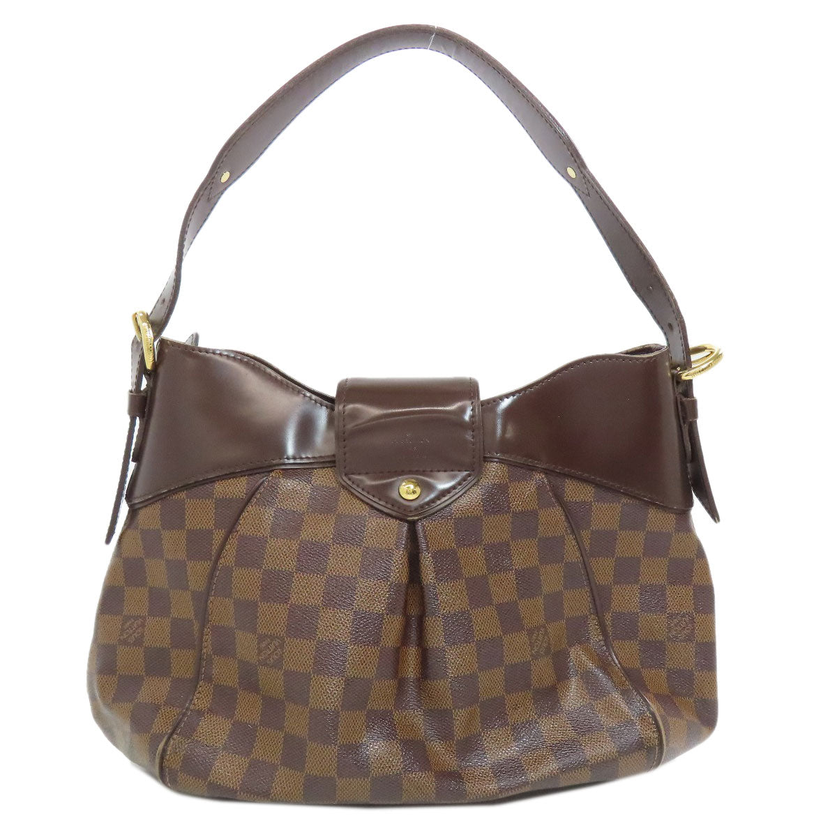LOUIS VUITTON Shoulder Bag N41541 Damier canvas Brown Sistina MM Women