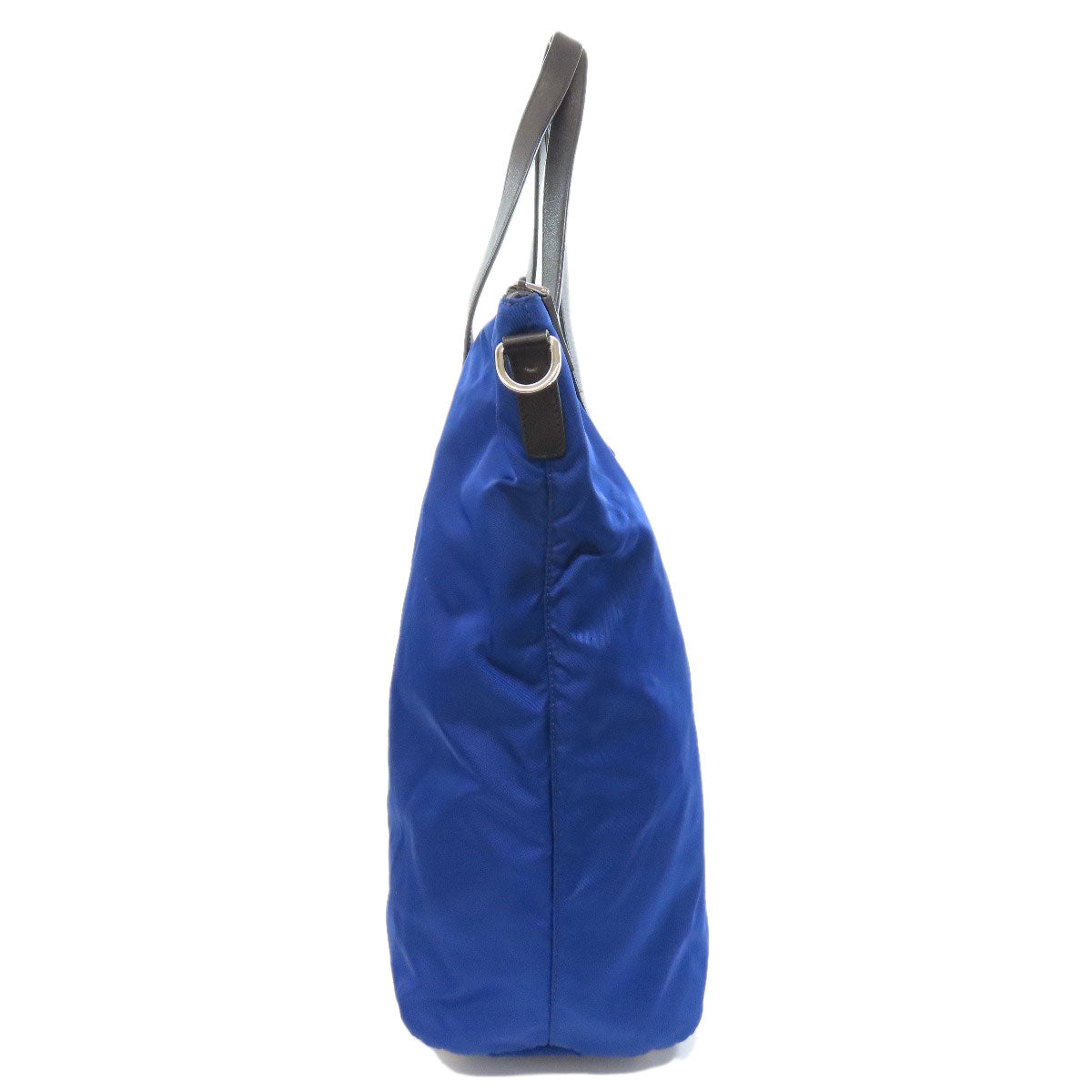 PRADA Tote Bag BR4696 Nylon blue logoMetal 2WAY Women