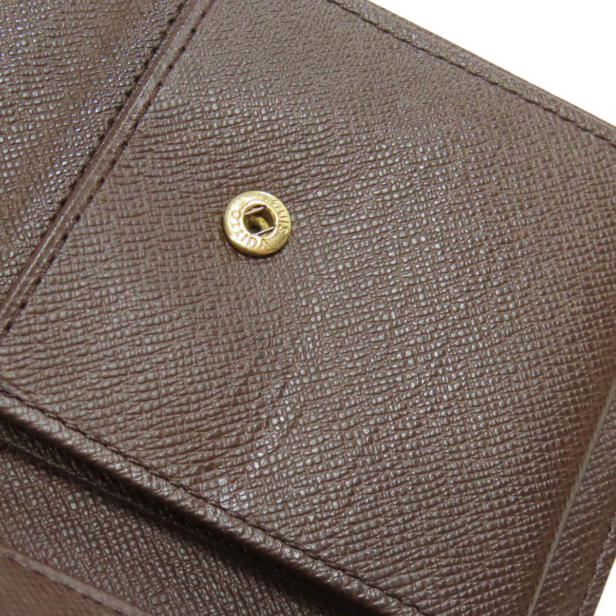 LOUIS VUITTON Bifold Wallet N61675 Damier canvas Brown Portefeuille?EMarco mens Used