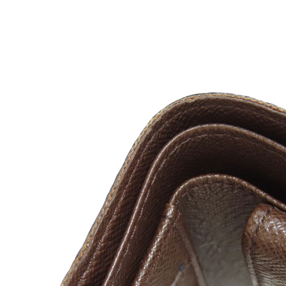 LOUIS VUITTON Bifold Wallet N61675 Damier canvas Brown Portefeuille?EMarco mens Used