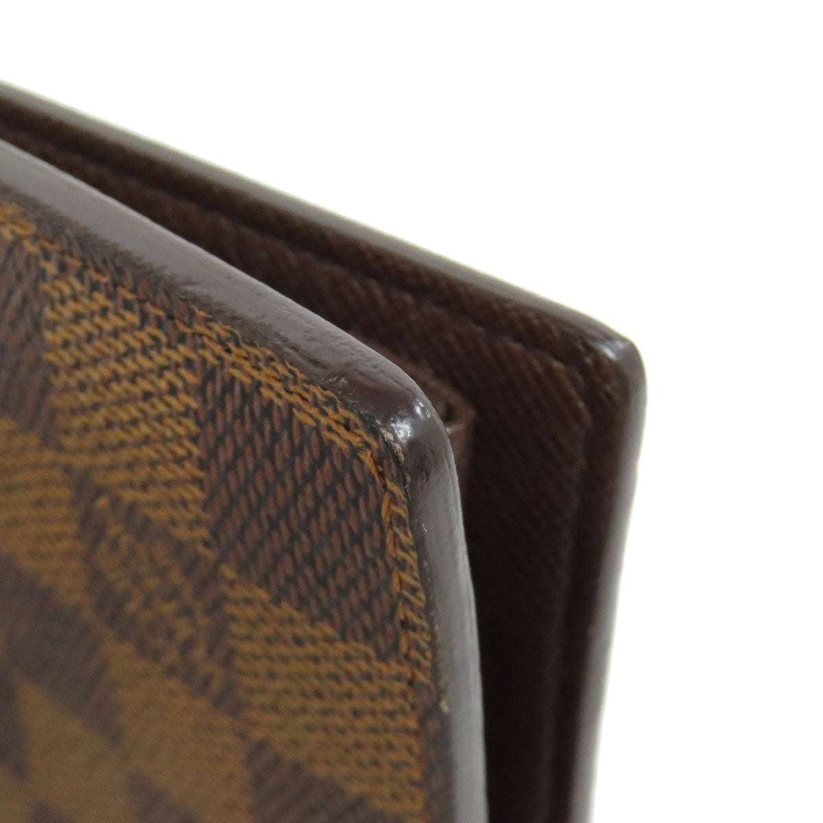 LOUIS VUITTON Bifold Wallet N61675 Damier canvas Brown Portefeuille?EMarco mens Used