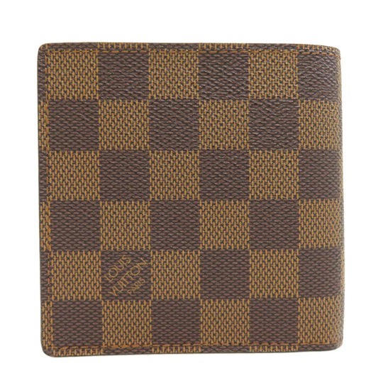 LOUIS VUITTON Bifold Wallet N61675 Damier canvas Brown Portefeuille?EMarco mens Used