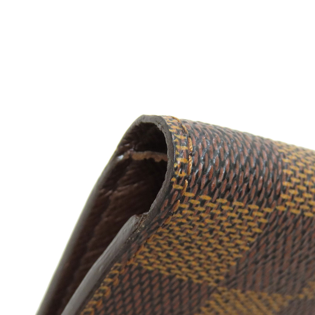LOUIS VUITTON Bifold Wallet N61675 Damier canvas Brown Portefeuille?EMarco mens Used