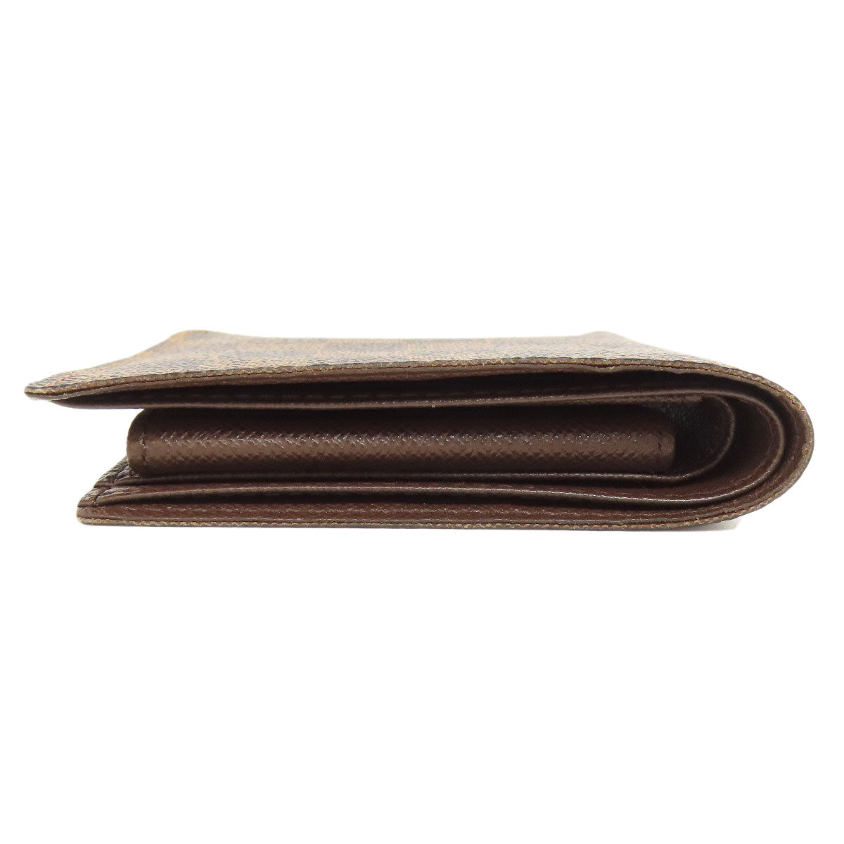 LOUIS VUITTON Bifold Wallet N61675 Damier canvas Brown Portefeuille?EMarco mens Used