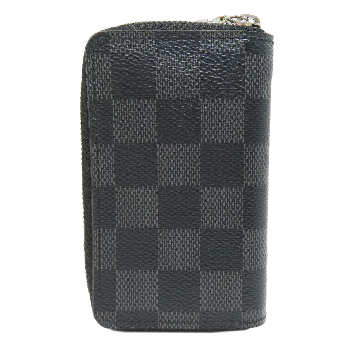 LOUIS VUITTON Coin case N63076 Damier canvas gray Zippy coin purse mens