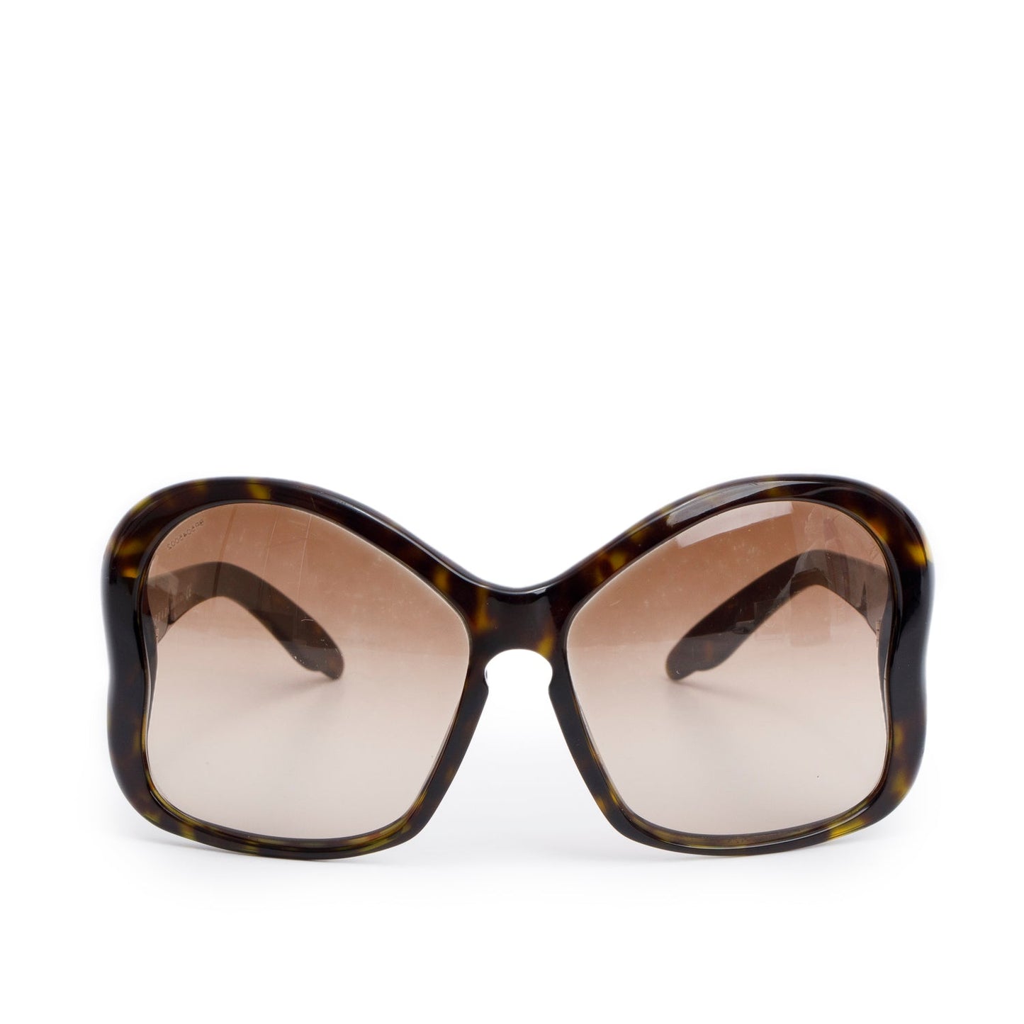 Prada SPR18I Tortoise Acetate Butterfly Frame Sunglasses