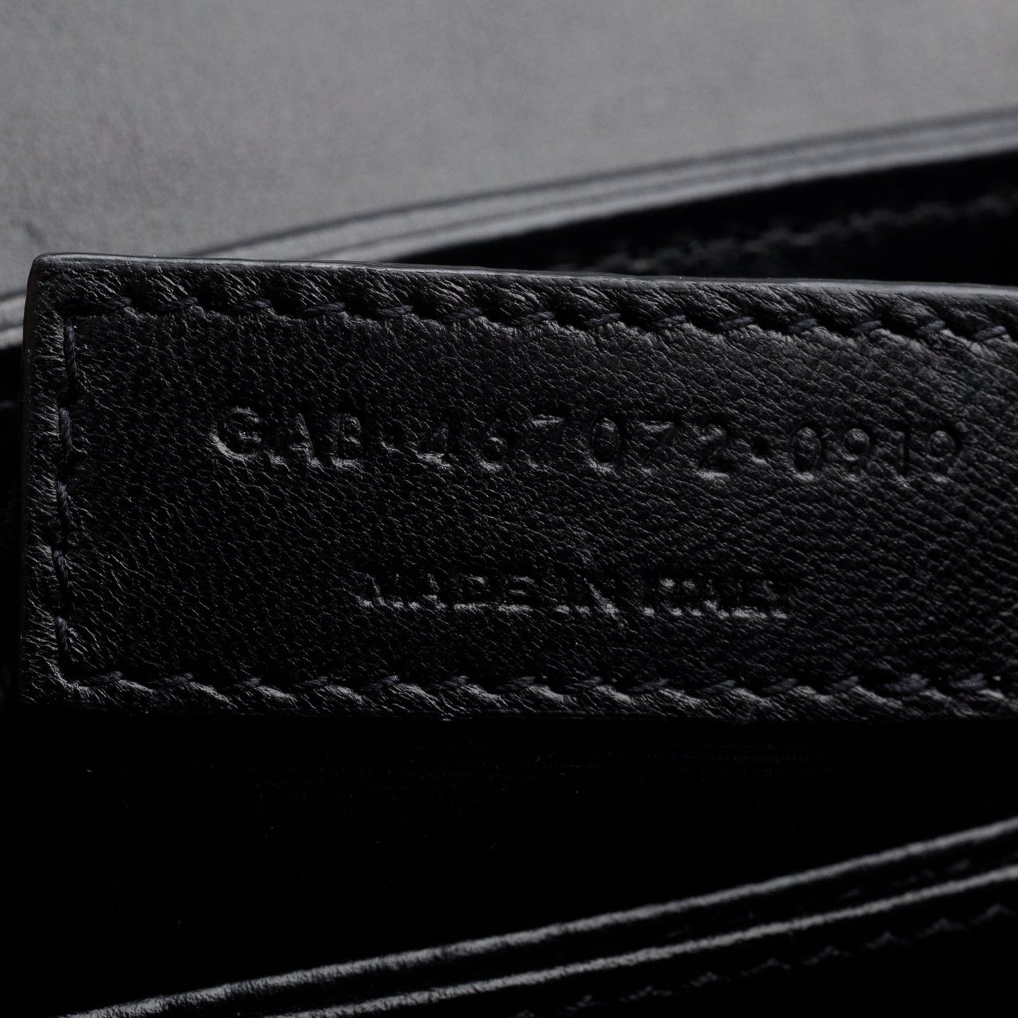 Saint Laurent Black Calfskin Y Quilted Monogram Toy Loulou Crossbody Bag