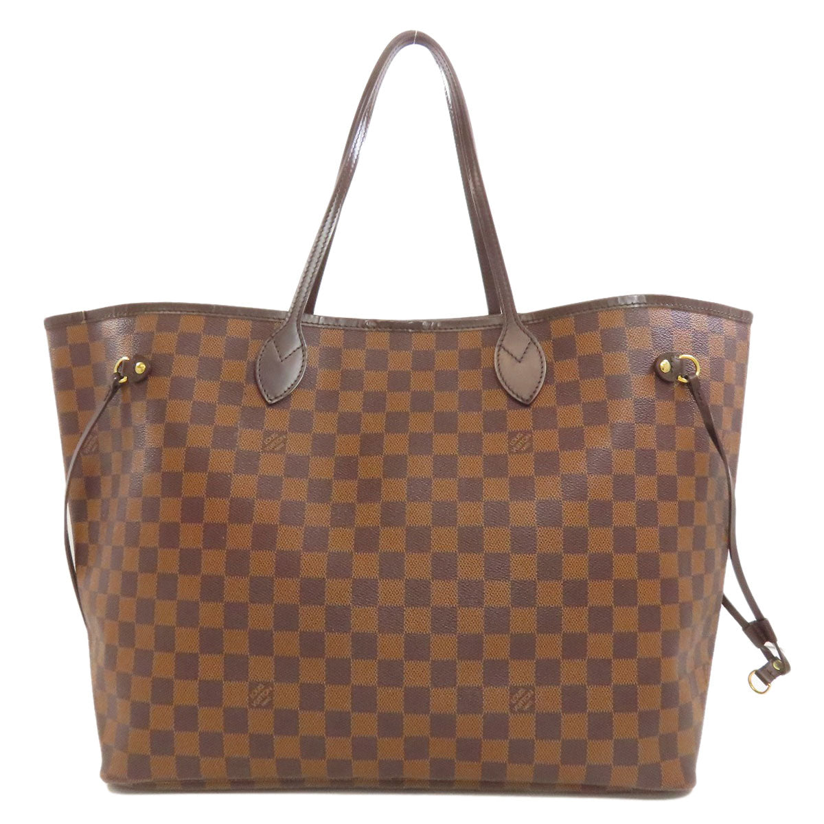 LOUIS VUITTON Tote Bag N51106 Damier canvas Brown Neverfull GM (old) Women