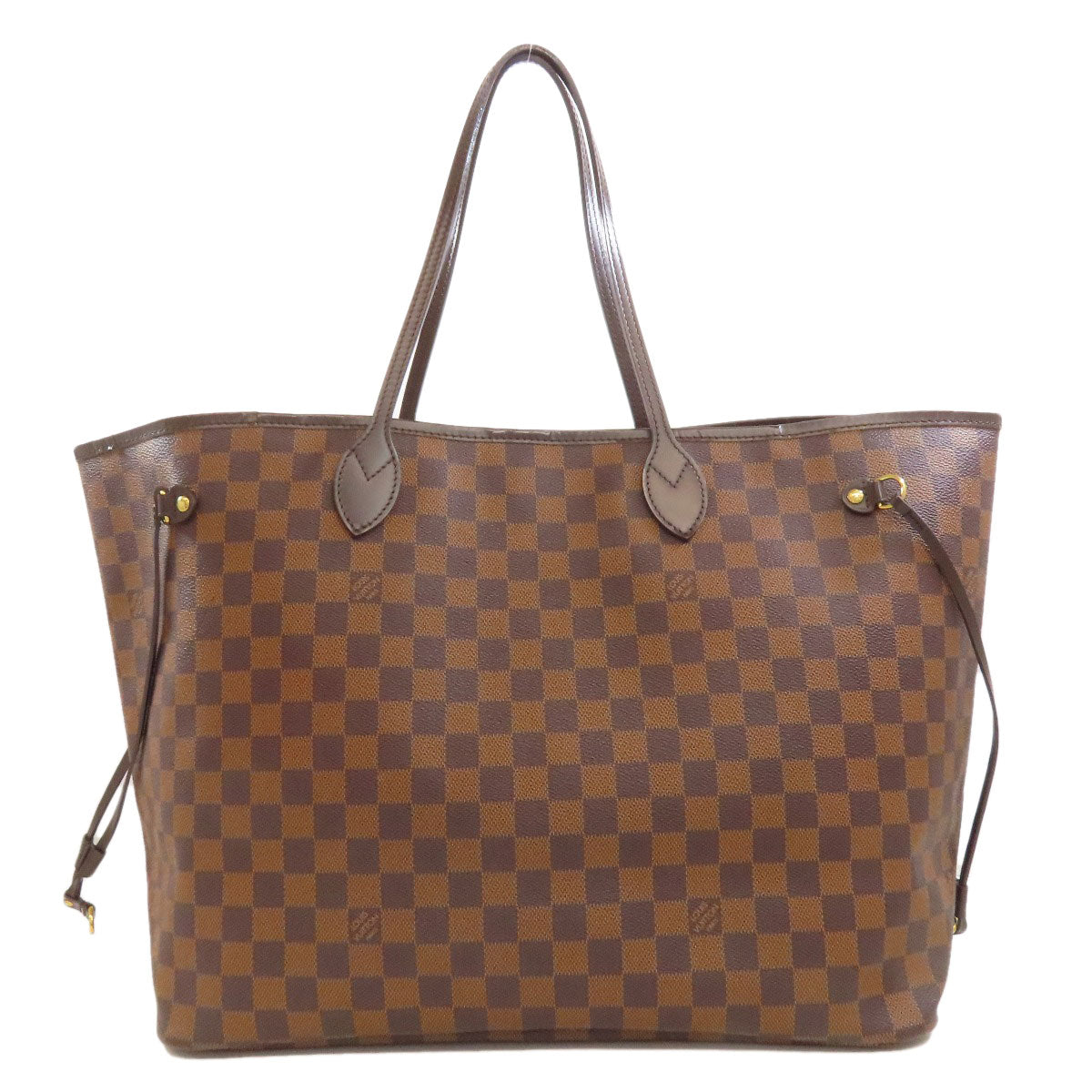 LOUIS VUITTON Tote Bag N51106 Damier canvas Brown Neverfull GM (old) Women