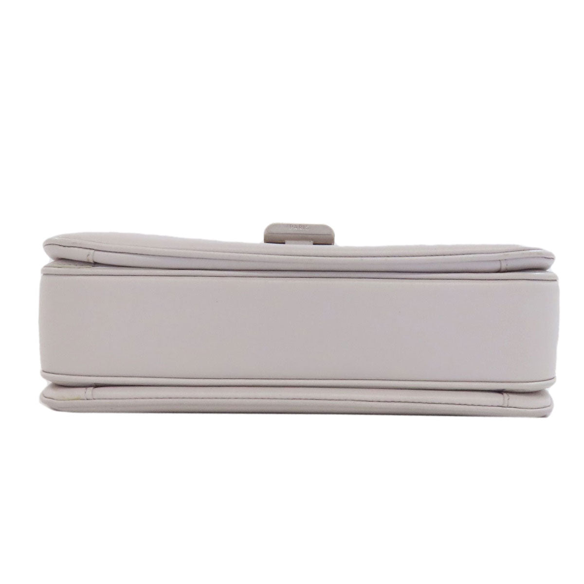 CELINE Shoulder Bag leather gray CMetal Women