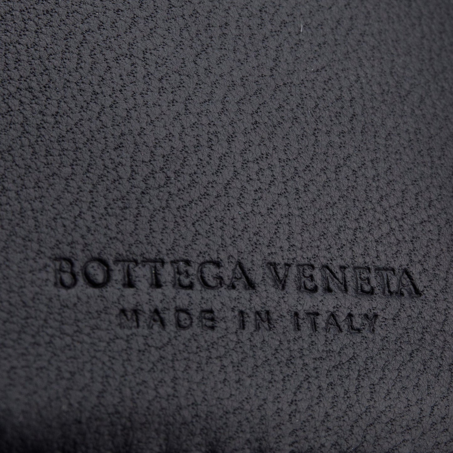 Bottega Veneta Black Croc Embossed Bi-Fold Wallet