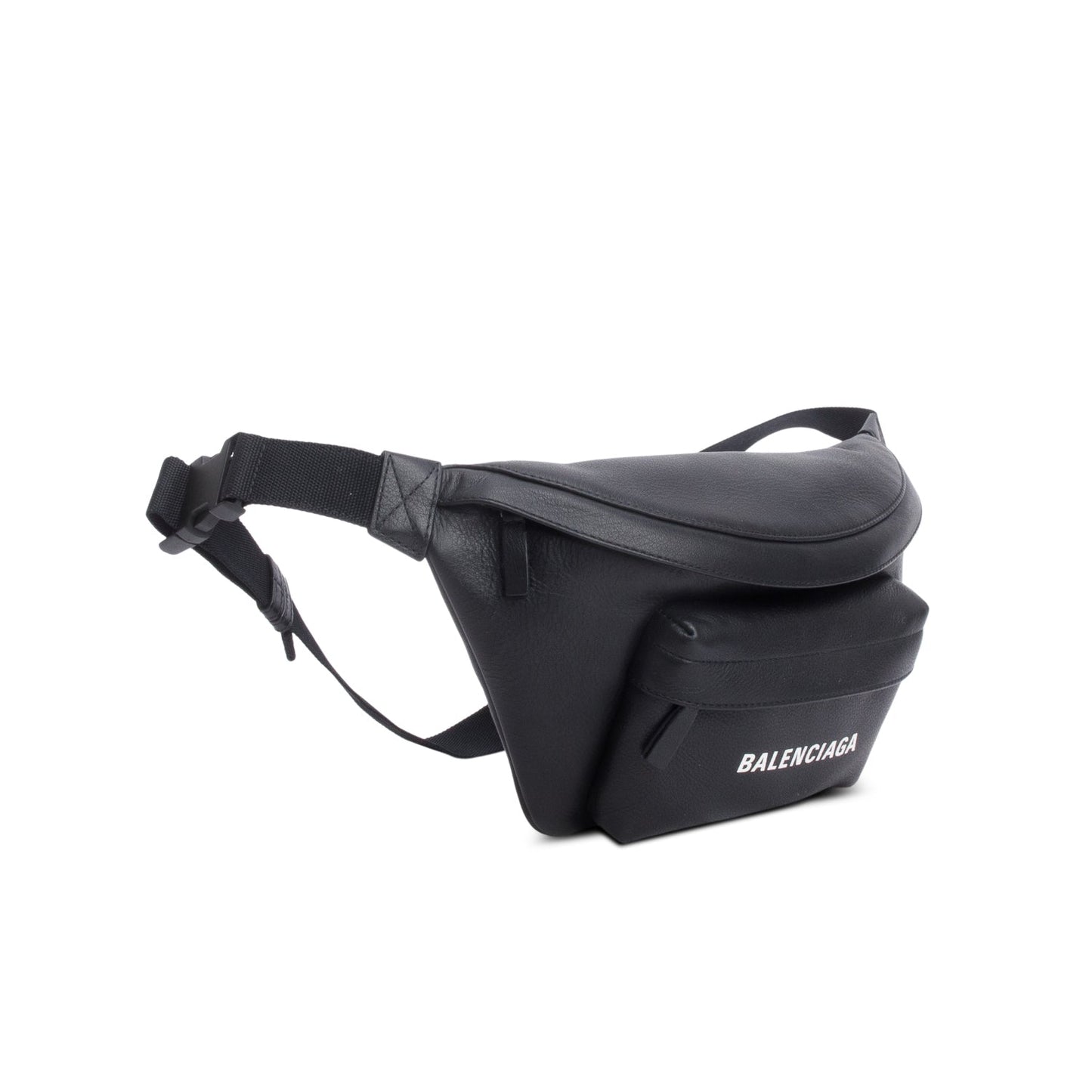 Balenciaga Black Calfskin Leather Everyday Belt Bag
