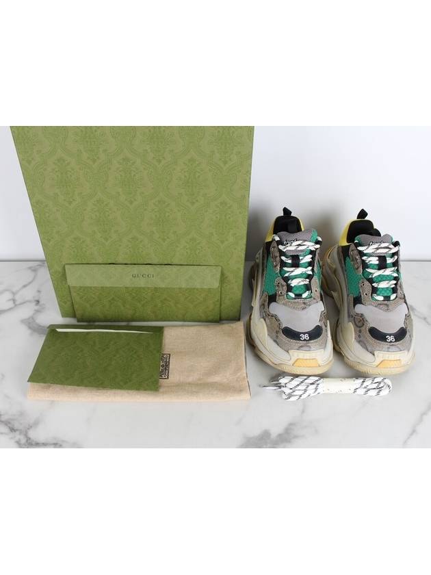 Gucci Luxury Balenciaga Trending 2026 Triple S Hacker Sneakers 36 230