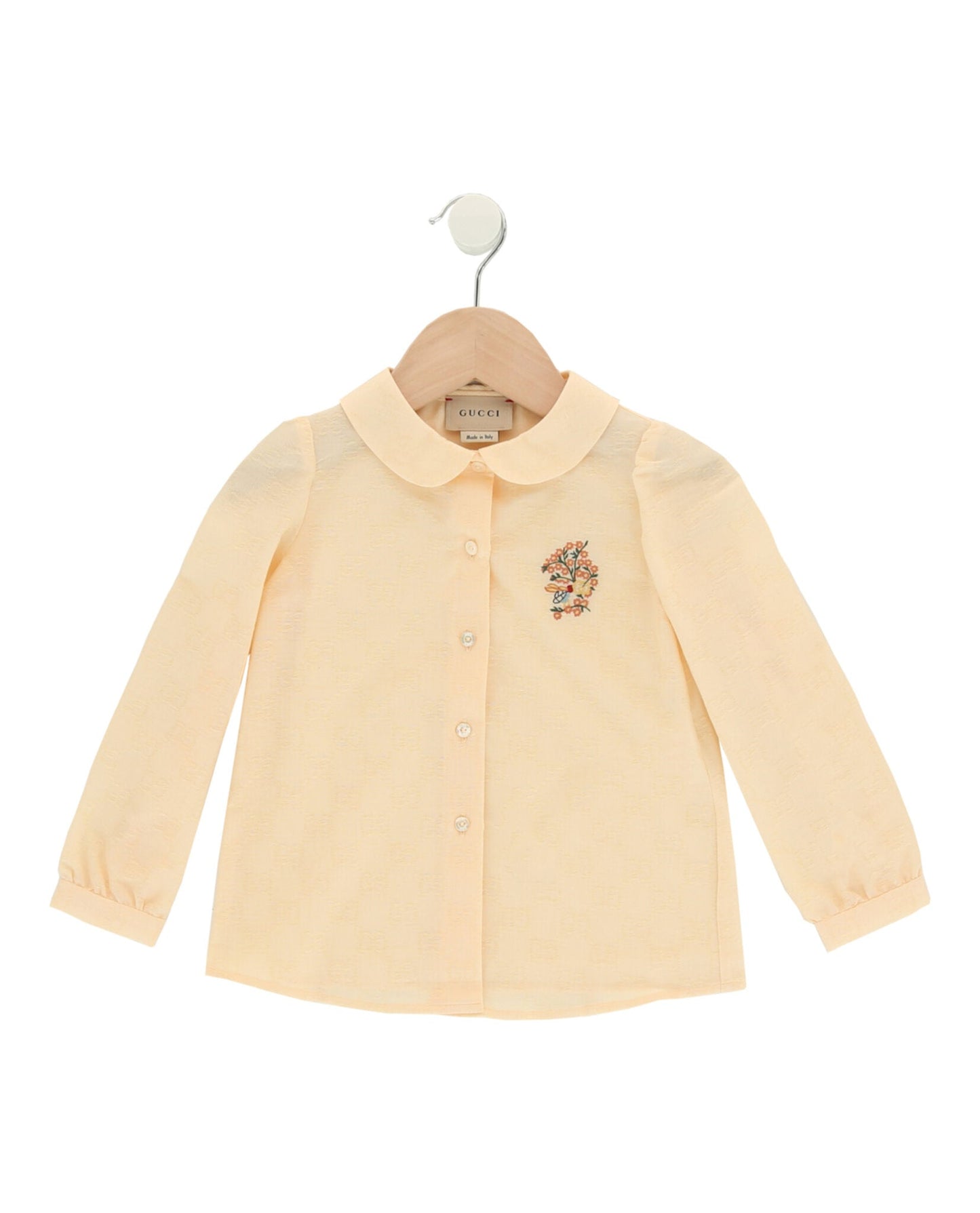 Gucci Girls Embroidered Collared Blo