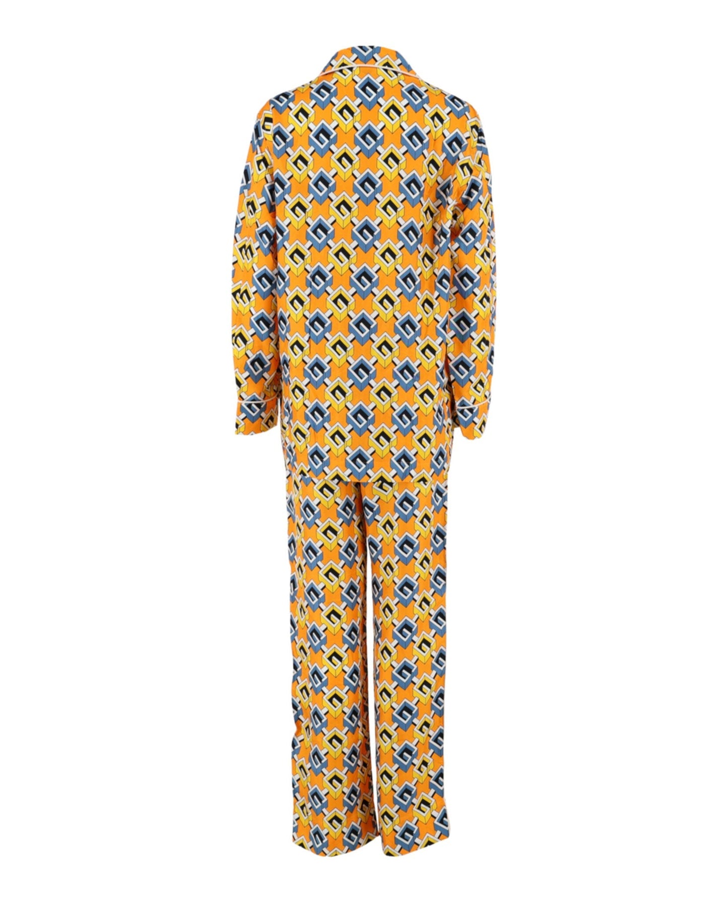 Gucci Womens Geometric G 3-Piece Pajama Set