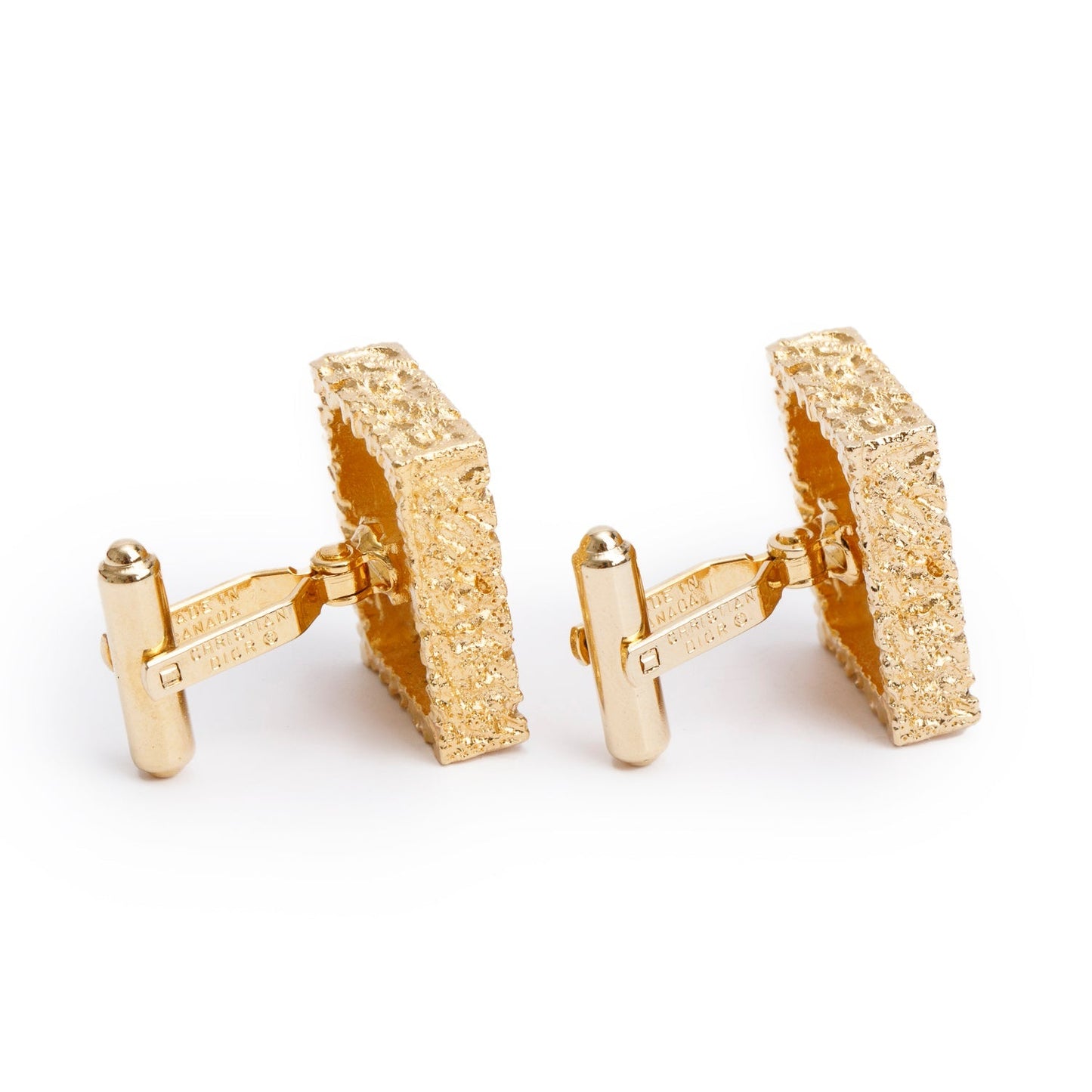 Christian Dior Vintage Gold Plated Cufflinks