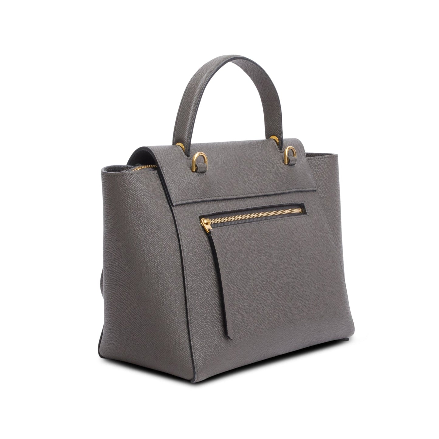 Celine Grey Grained Calfskin Micro Belt Bag