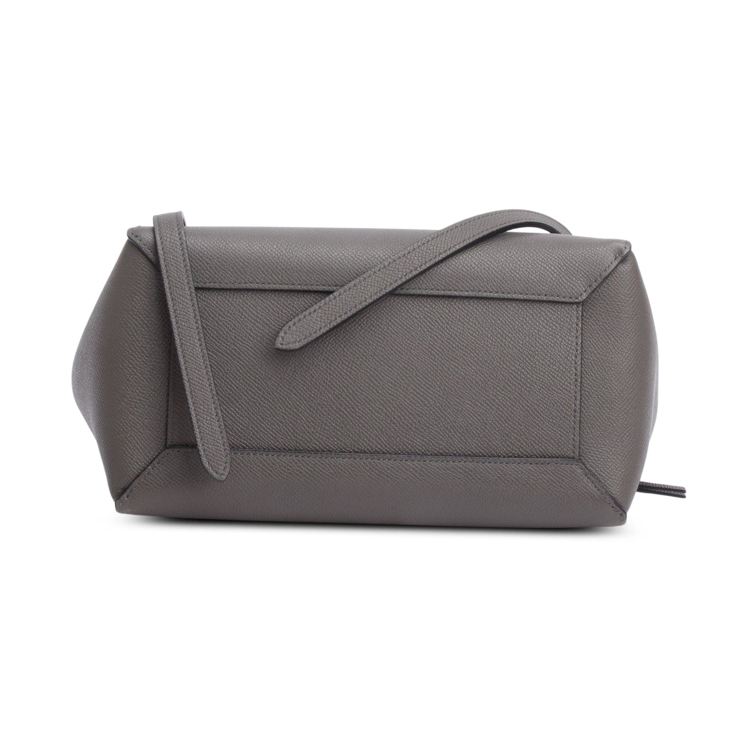 Celine Grey Grained Calfskin Micro Belt Bag