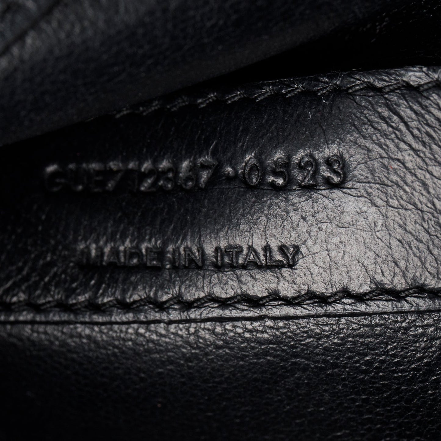 Saint Laurent 2023 Black Croc Embossed Calfskin Mini Toy Shopper Tote