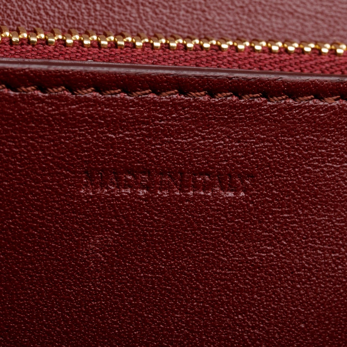 Celine Burgundy Calfskin Medium Classic Box Flap Bag