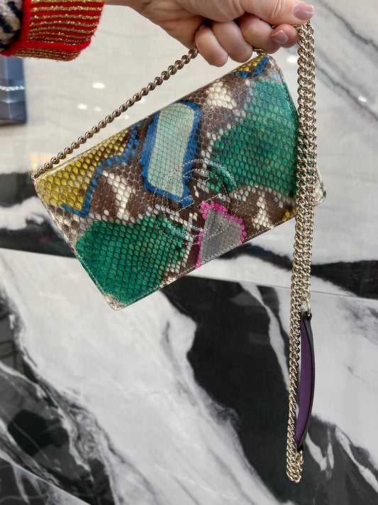 Gucci Caro Chain Leather Crossbody