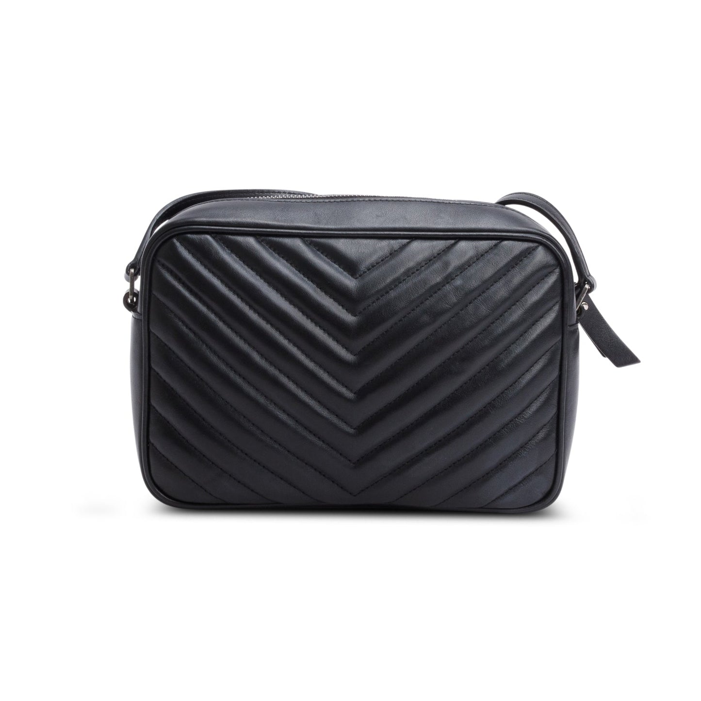 Saint Laurent 2020 Black Quilted Leather Lou Camera Bag