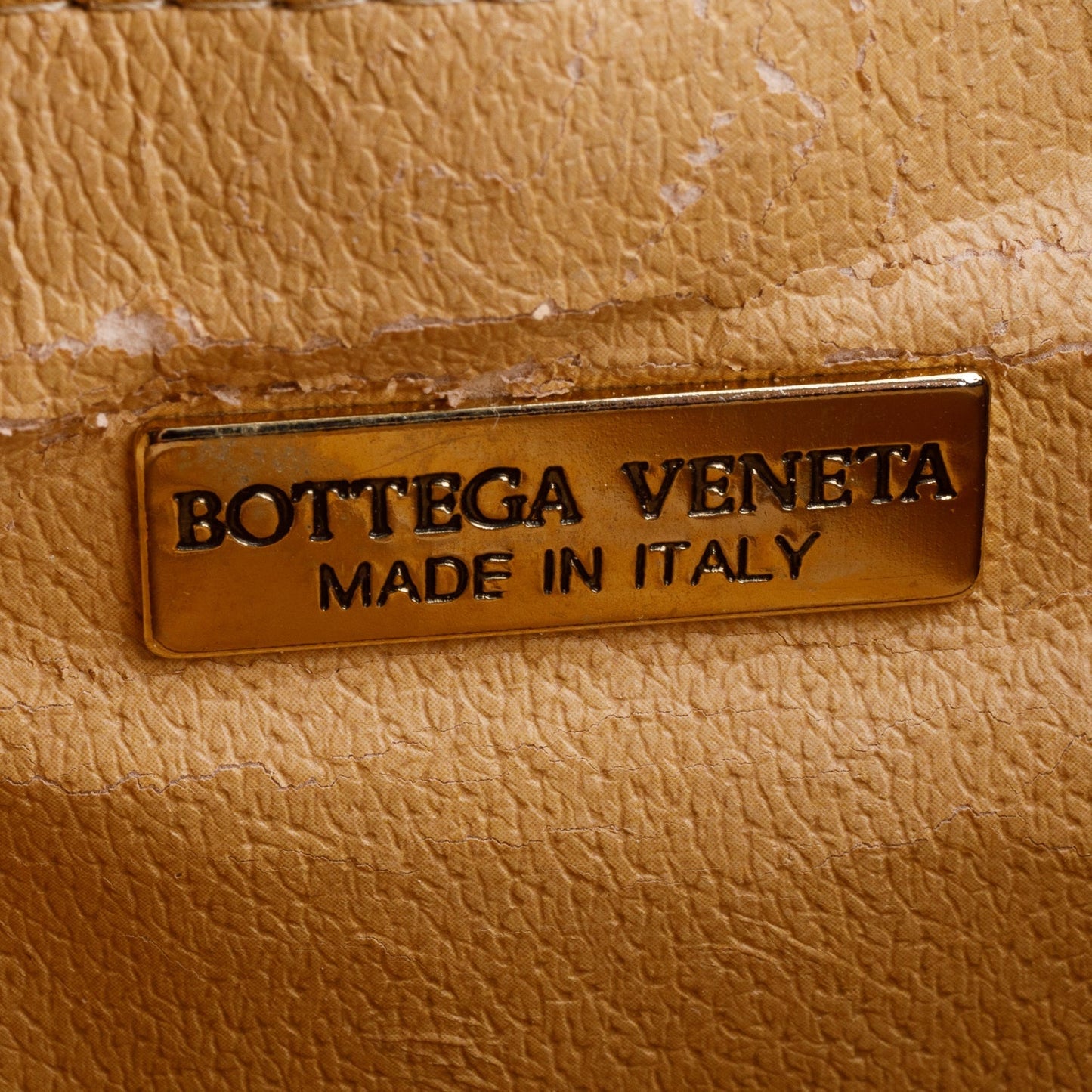 Bottega Veneta Vintage Black Intrecciato Leather Clutch