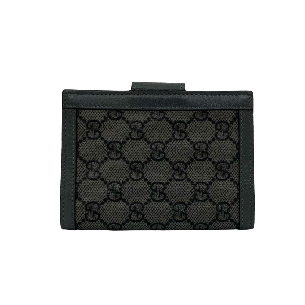 GUCCI Bifold Wallet leather gray