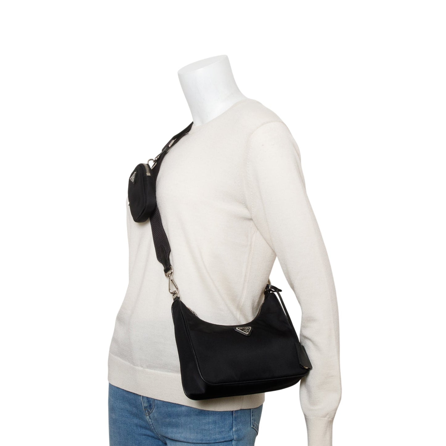 Prada Black Re-Edition 2005 Re-Nylon Bag