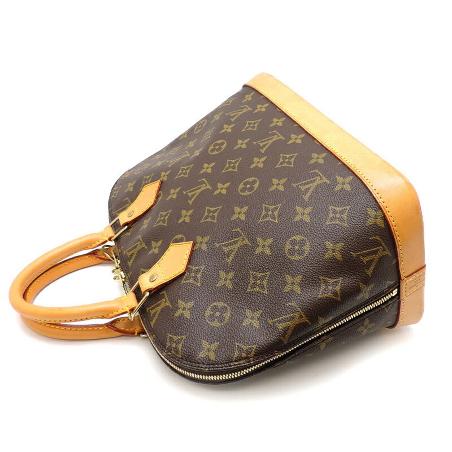 Louis Vuitton Brown Canvas Alma handbag bag