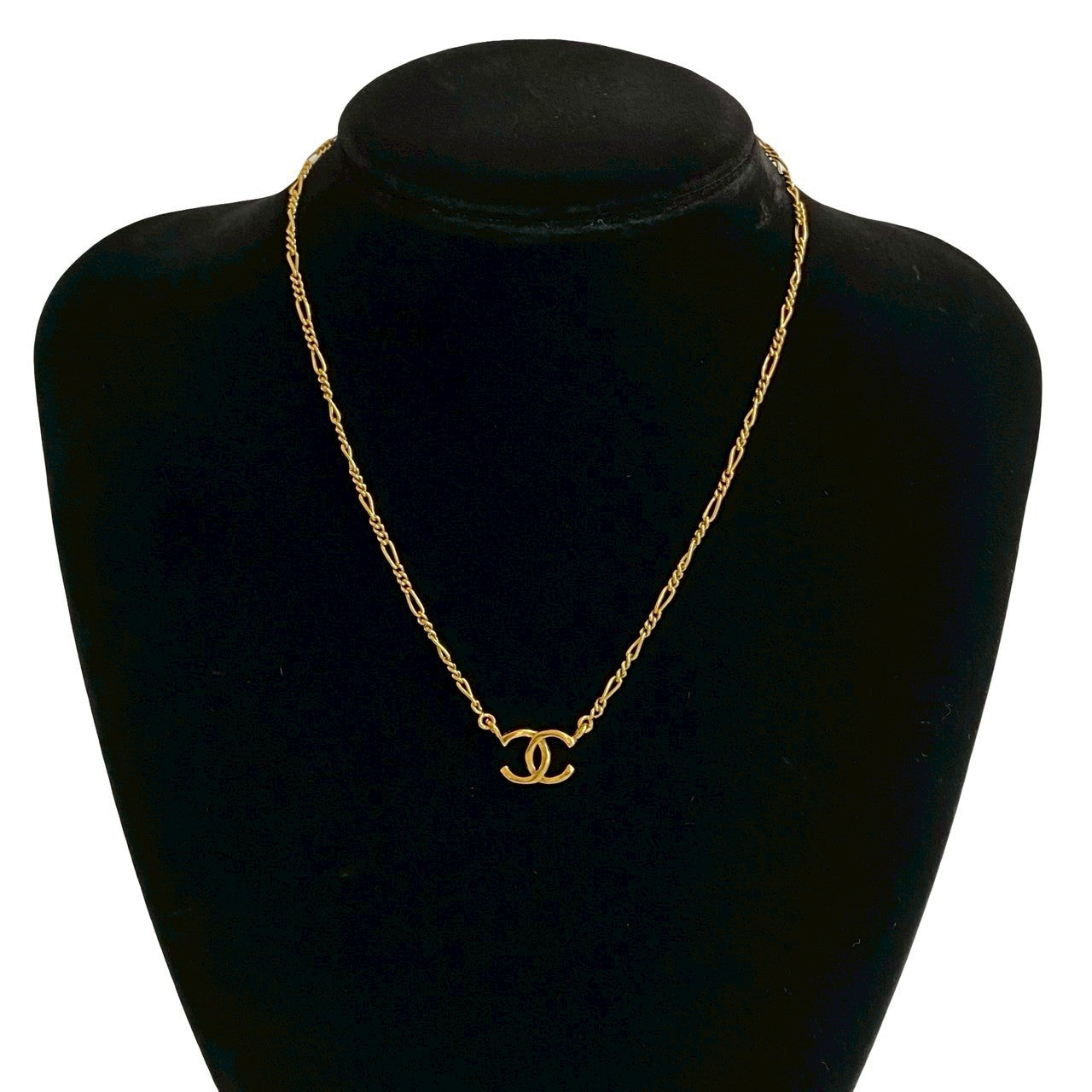 CHANEL Necklace Gold Plated gold