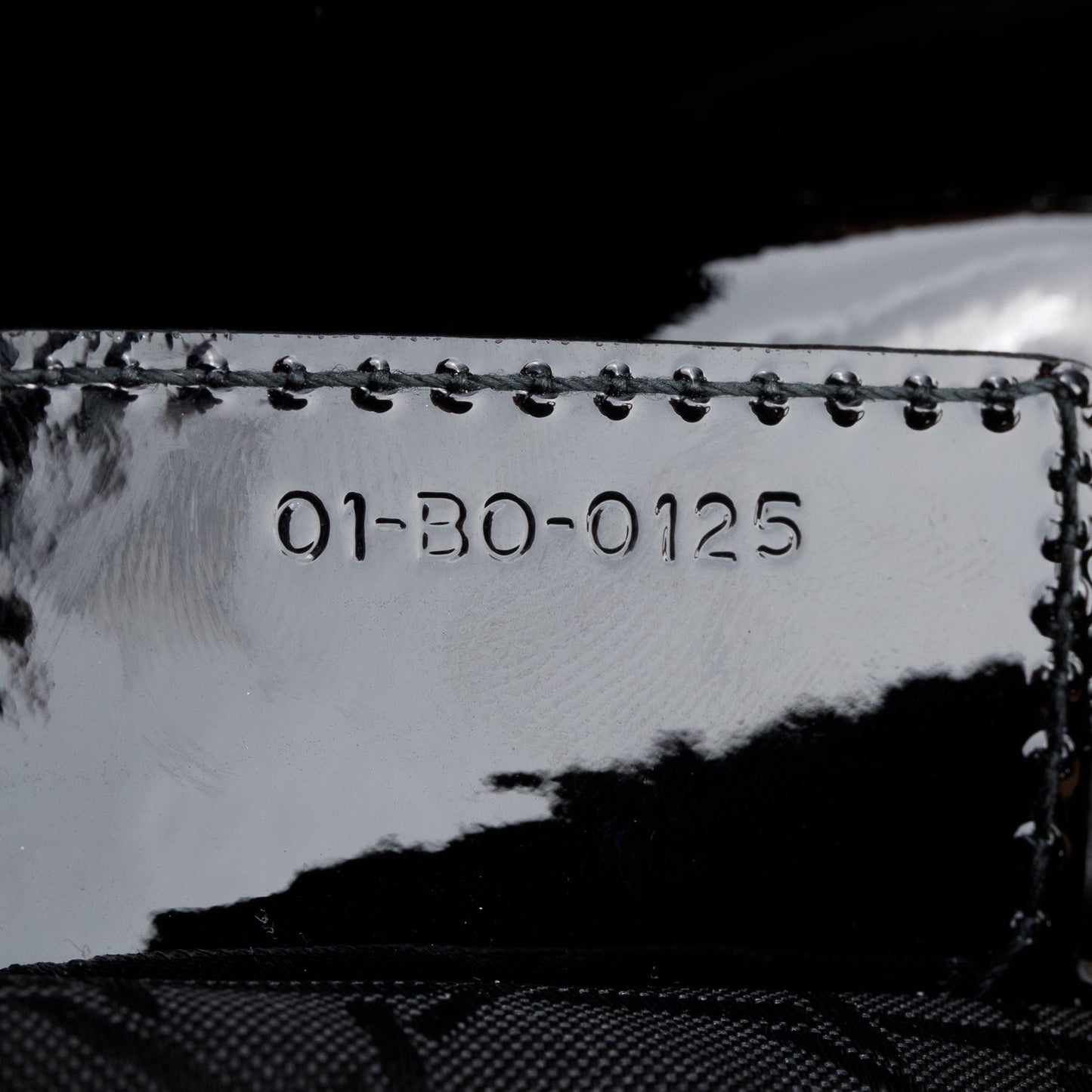 Christian Dior Black Cannage Patent Leather Large Lady Dior