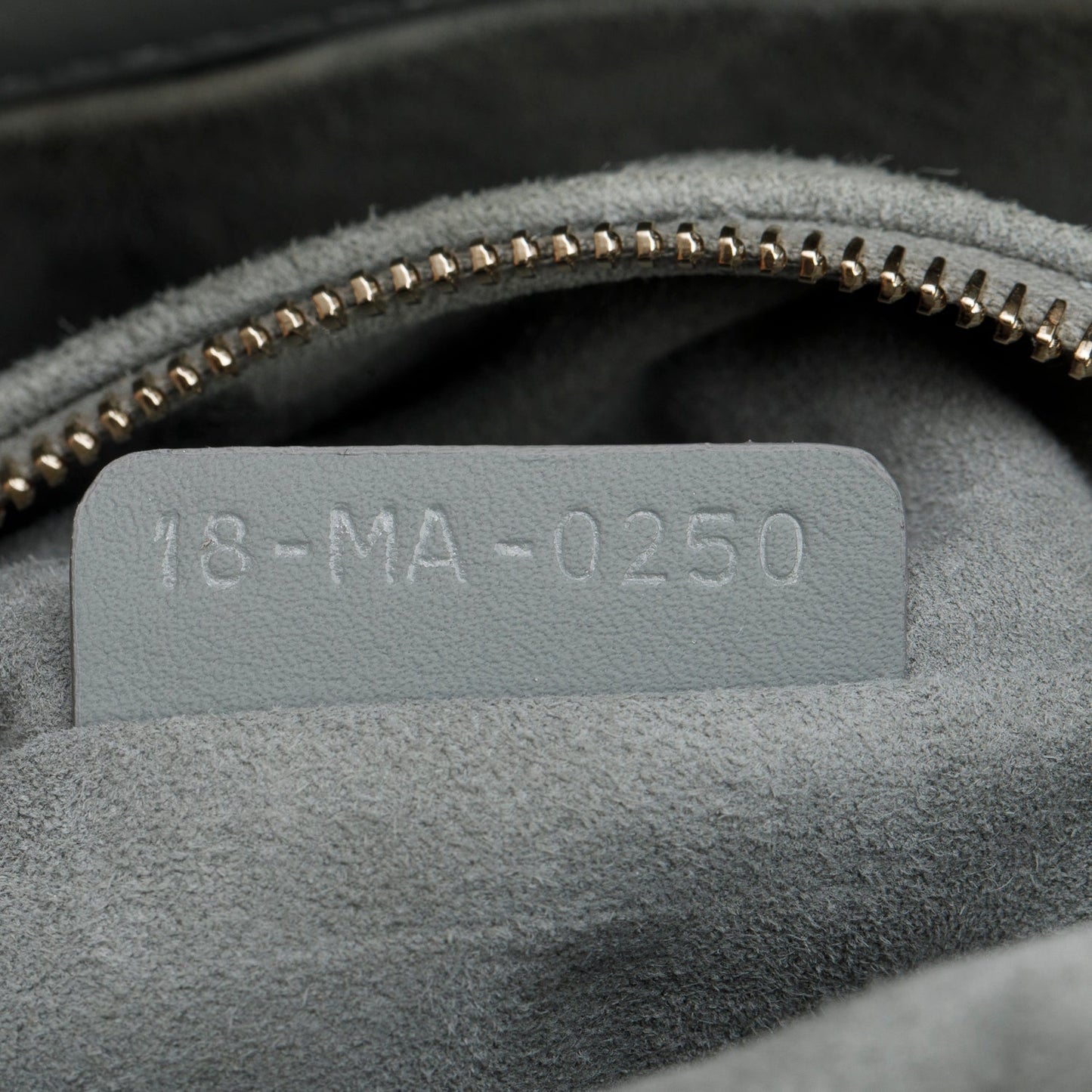 Christian Dior 2020 Gray Ultra Matte Calfskin Cannage Small My ABCDior Lady Dior