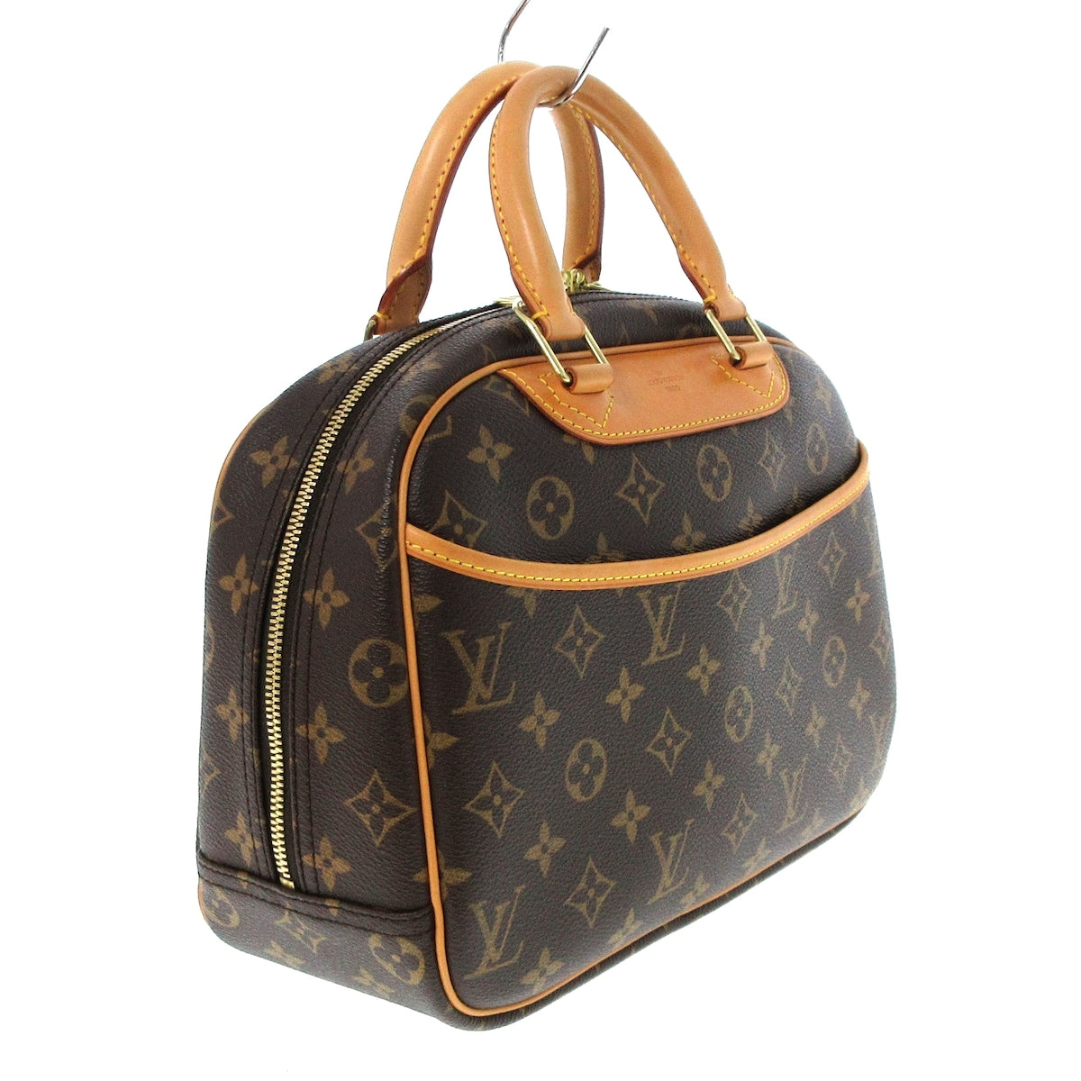 Louis Vuitton Brown Canvas Trouville handbag bag