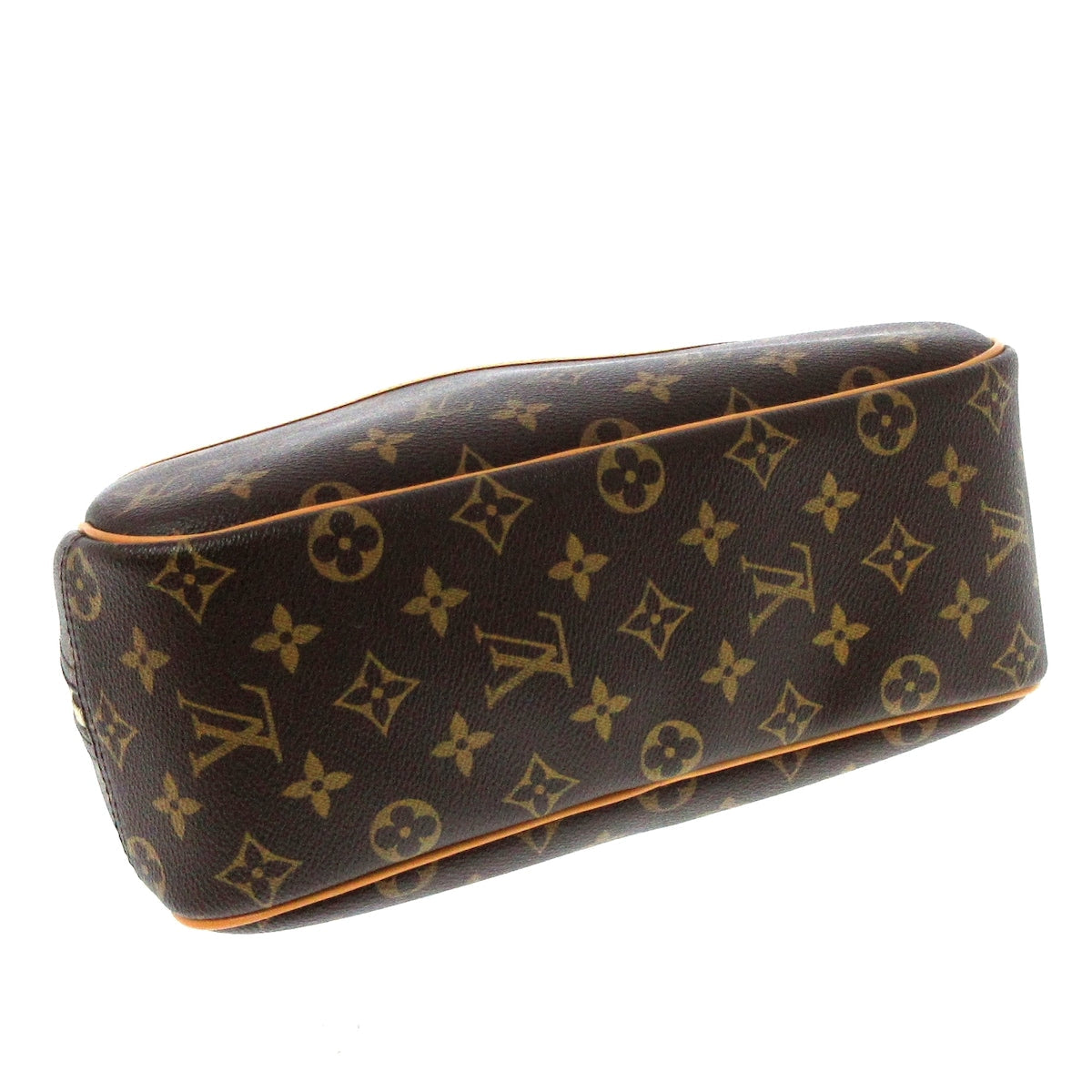 Louis Vuitton Brown Canvas Trouville handbag bag