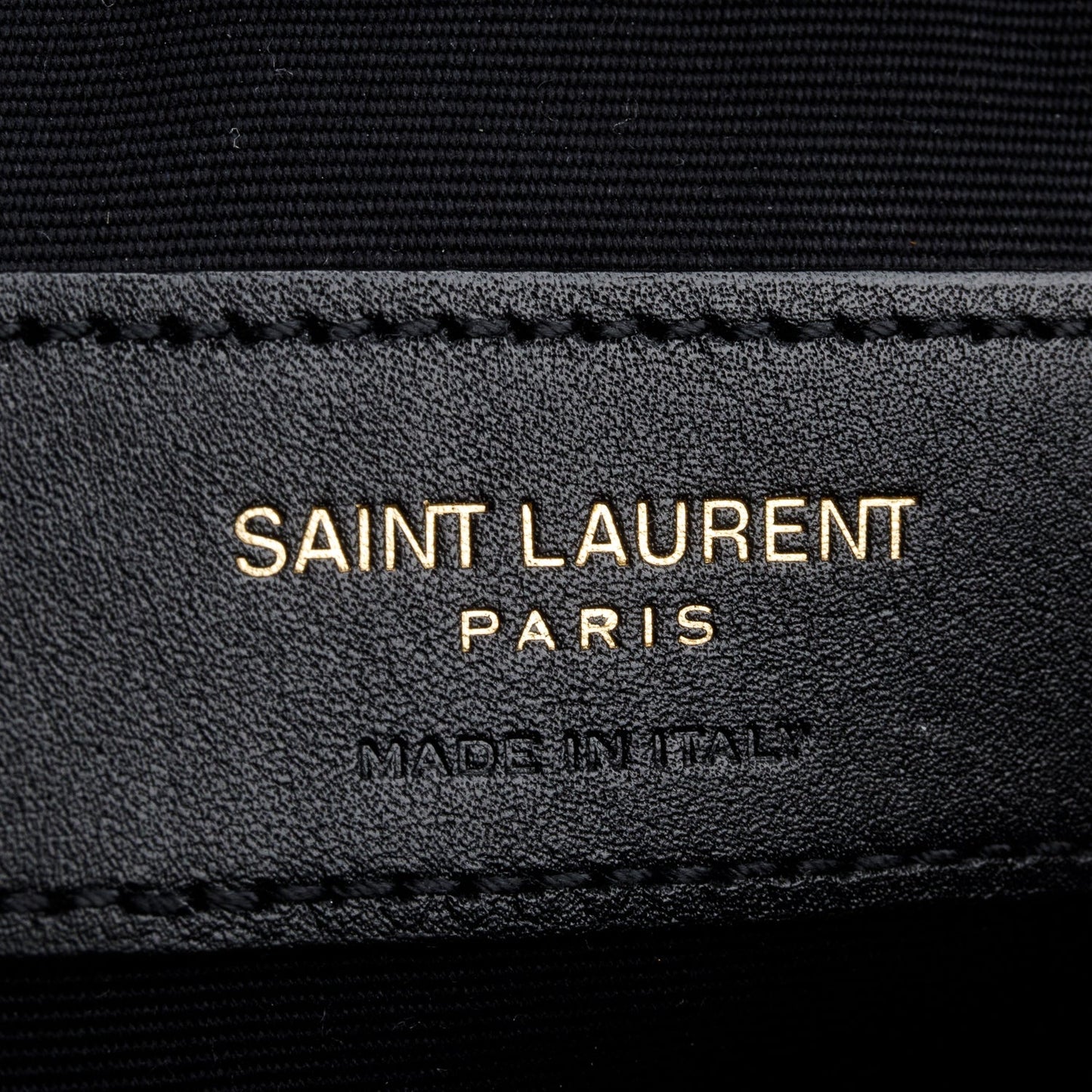 Saint Laurent 2023 Black Calfskin Monogram Belt Bag