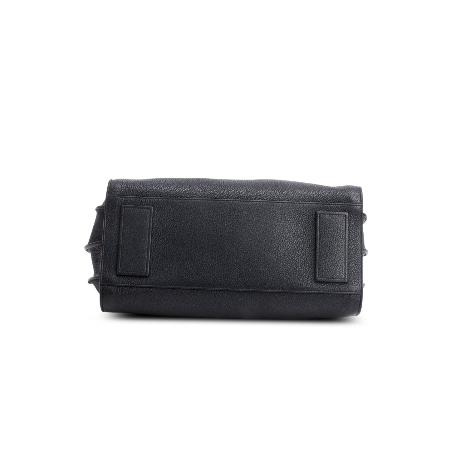 Saint Laurent Black Supple Grained Leather Small Sac de Jour