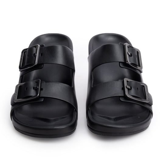 Balenciaga Black Nappa Leather Mallorca Sandal M80, Size 42