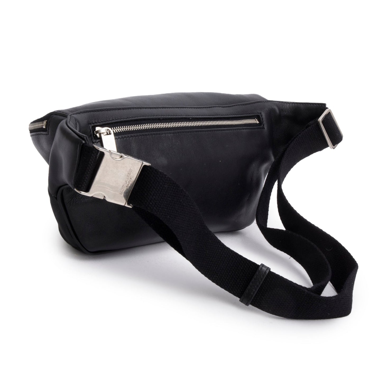 Saint Laurent Black Marsupio Calfskin Belt Bag