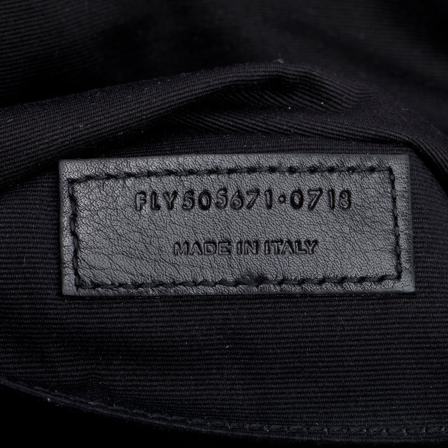 Saint Laurent Black Marsupio Calfskin Belt Bag