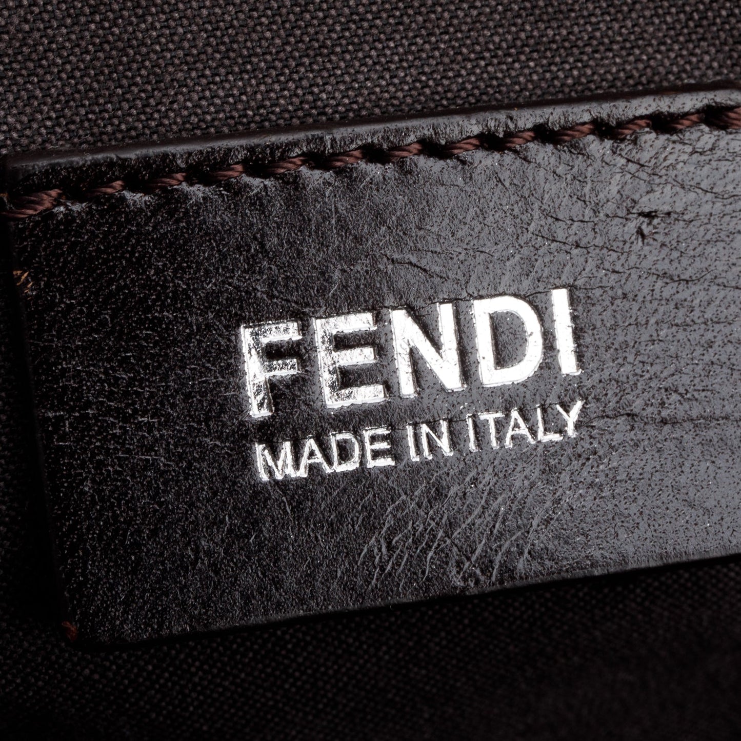 Fendi Brown FF Zucca Coated Canvas Duffle Bag