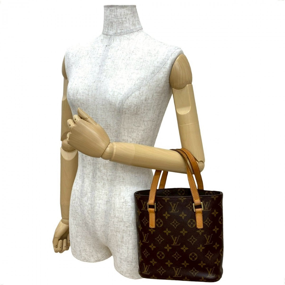 LOUIS VUITTON Handbag leather Brown Monogram VavinPM