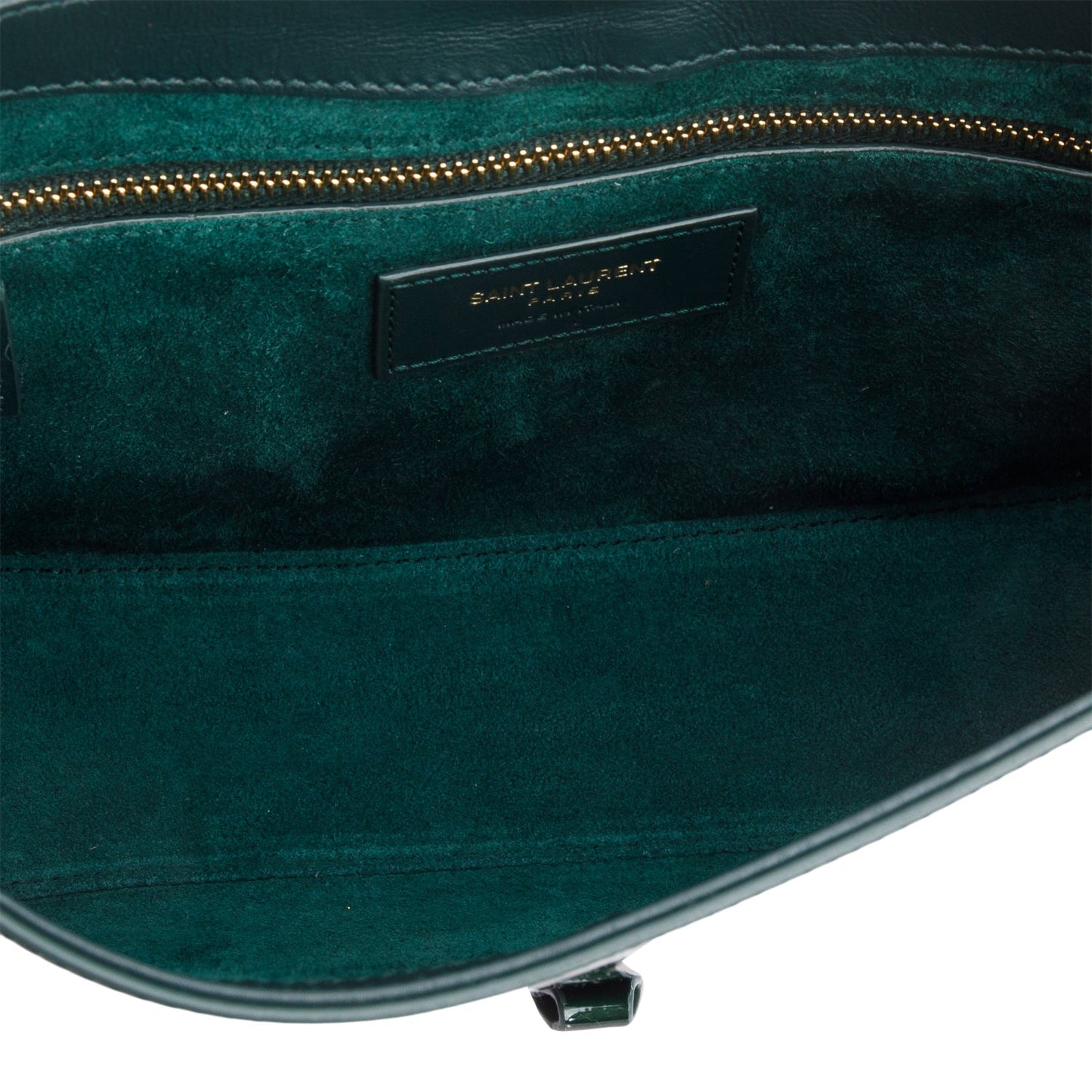 Saint Laurent 2024 Green Patent Leather Le 5 a 7 Hobo