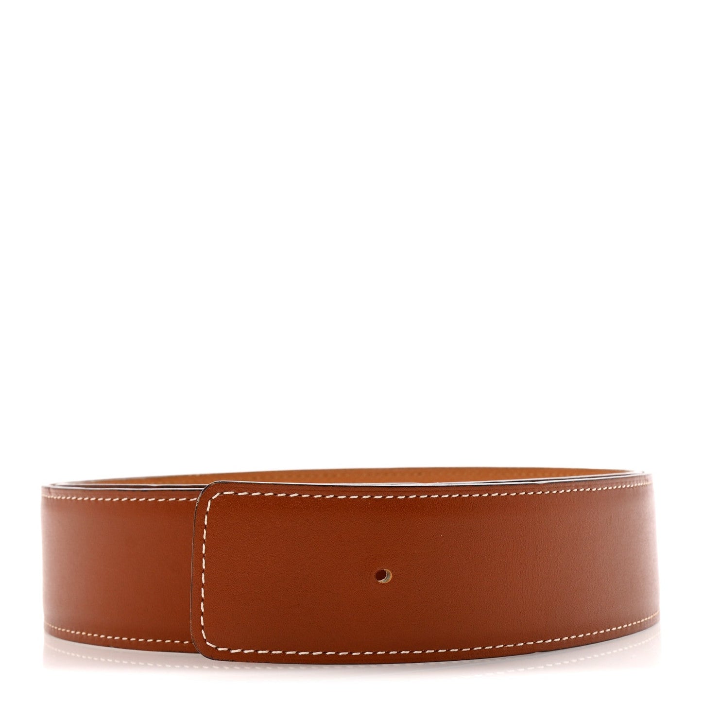 Hermes Box Epsom 38mm Belt Strap 95 38 Brique Sesame