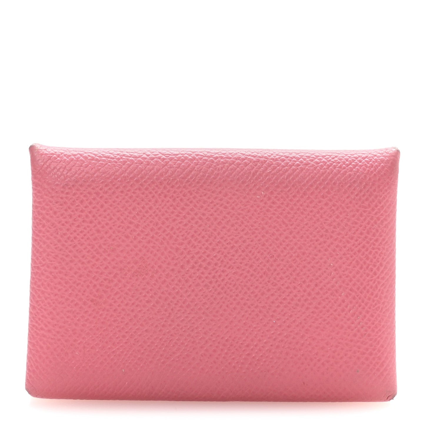 Hermes Epsom Calvi Card Case Rose Azalee
