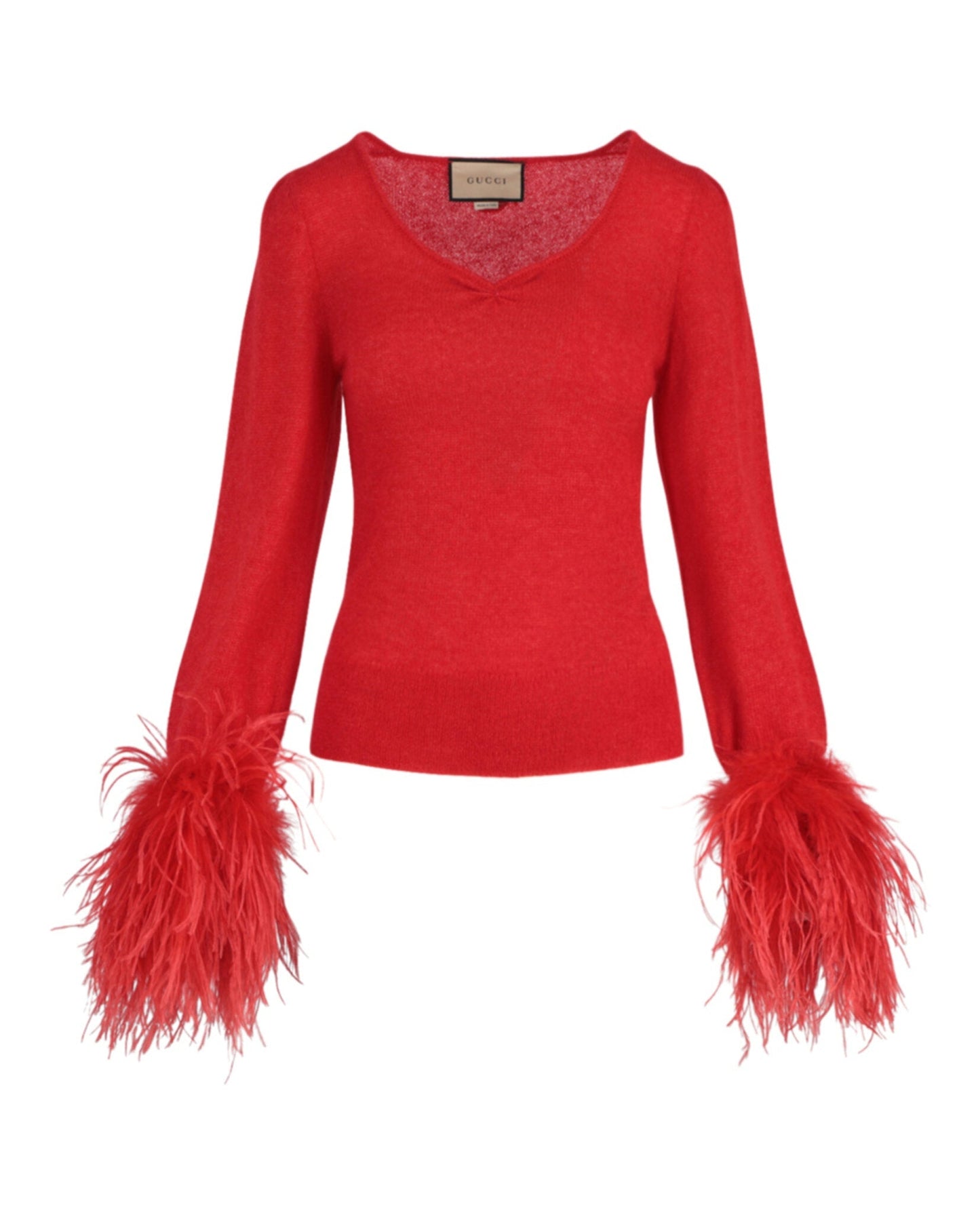 Gucci Womens Silk Mohair Sweater