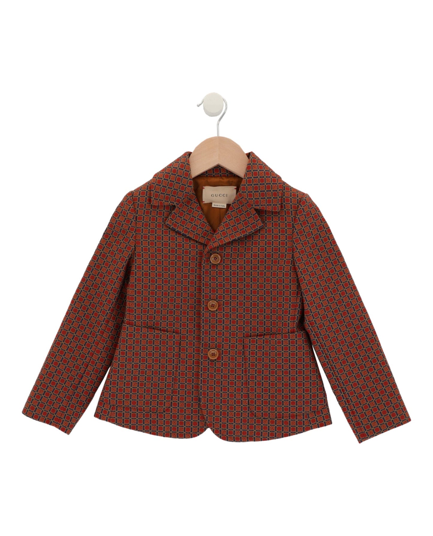 Gucci Boys Lined Cotton Fantasy Blazer