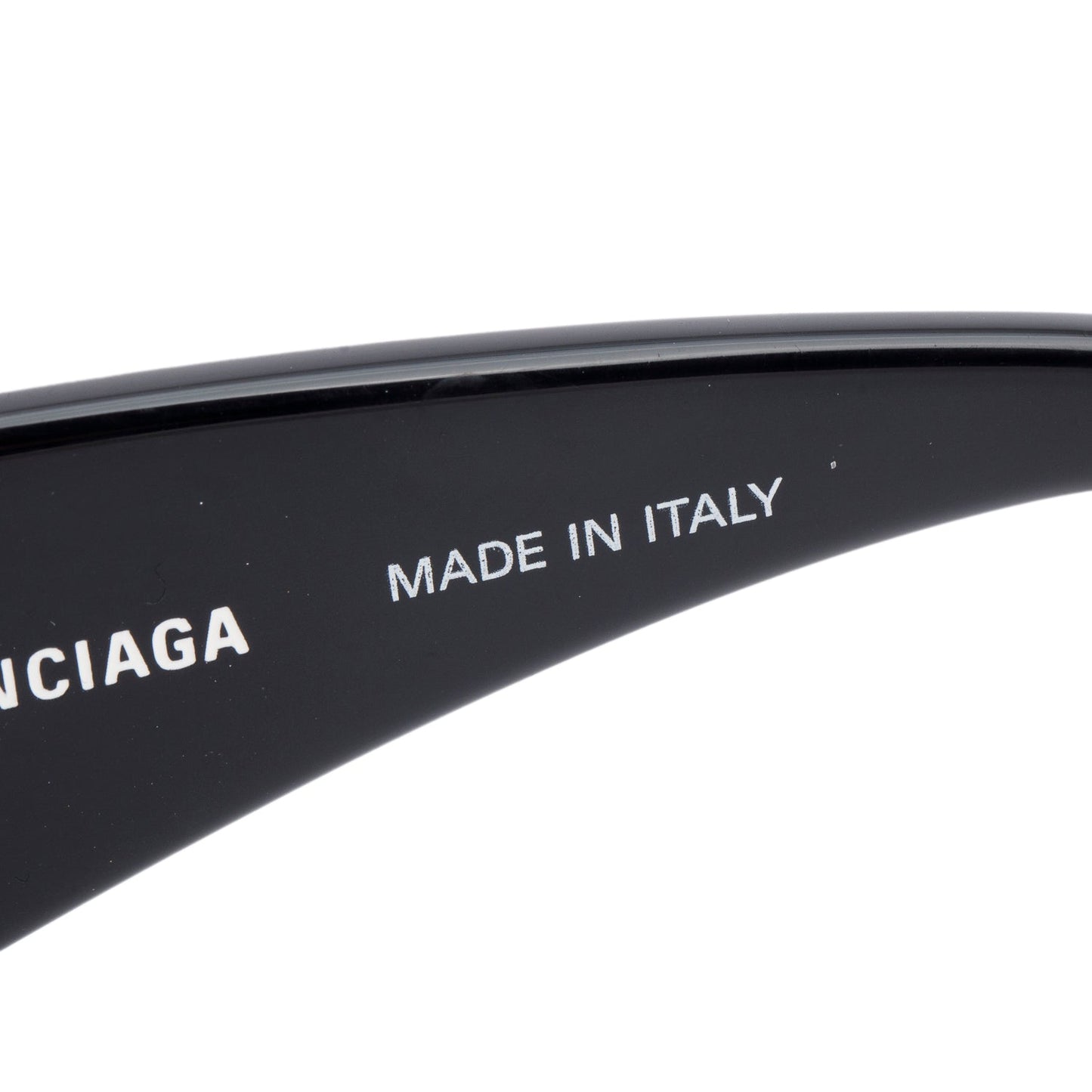 Balenciaga BB0096S Black Dynasty Acetate Rectangle Sunglasses