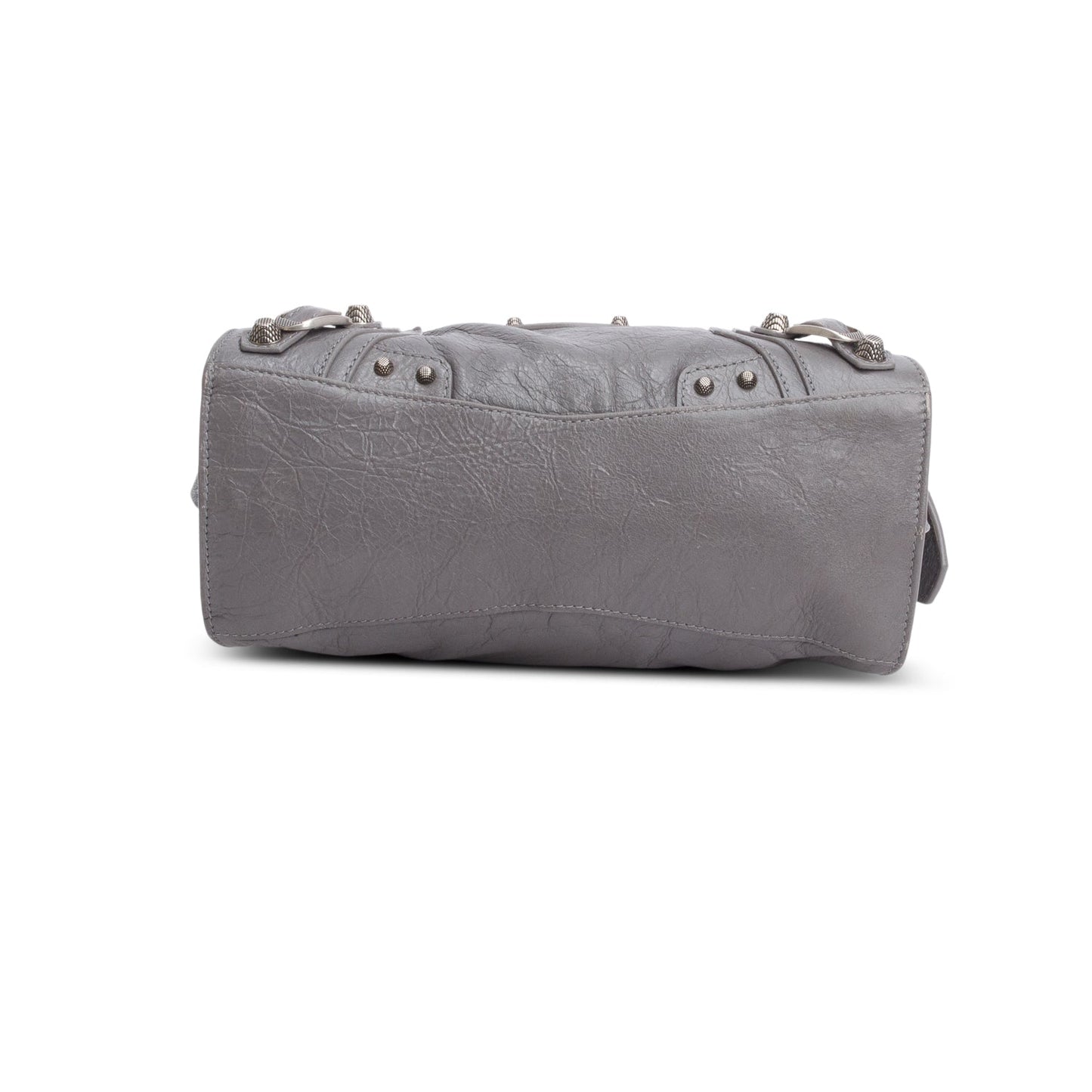 Balenciaga Grey Agneau Leather Neo Cagole XS City Bag